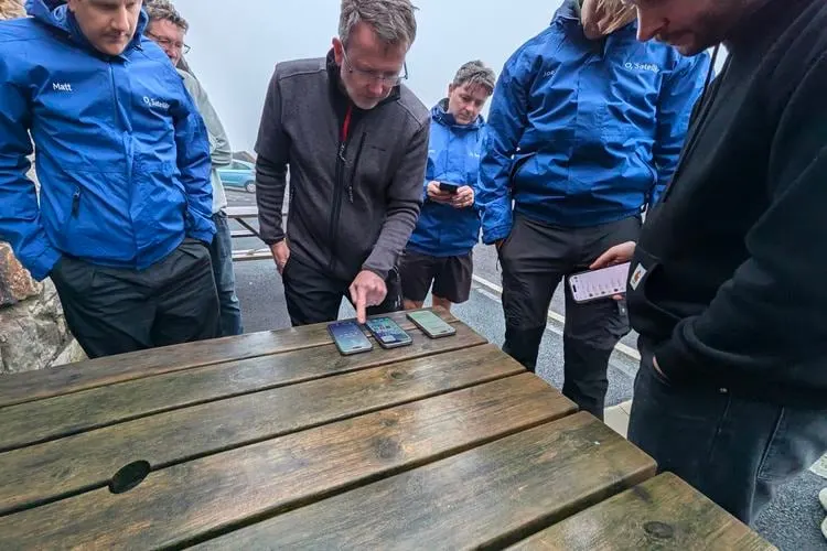 Virgin Media O2 demos Starlink satellite coverage in remote north Wales