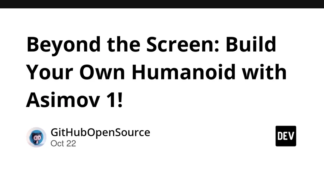 Asimov 1: open-source humanoid robot with 25 degrees of freedom