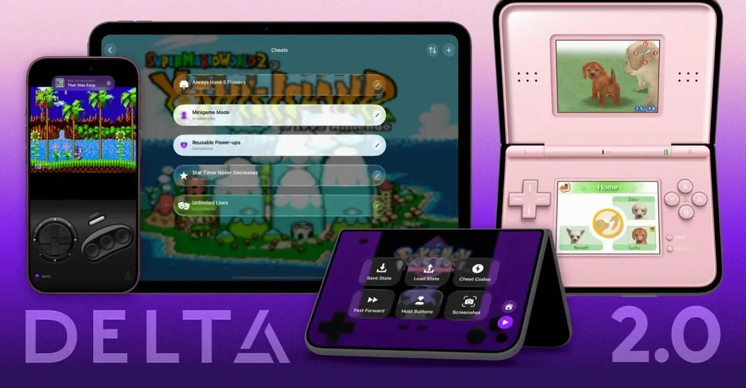 Delta 2.0 adds iPhone Duo support and Sega Genesis games