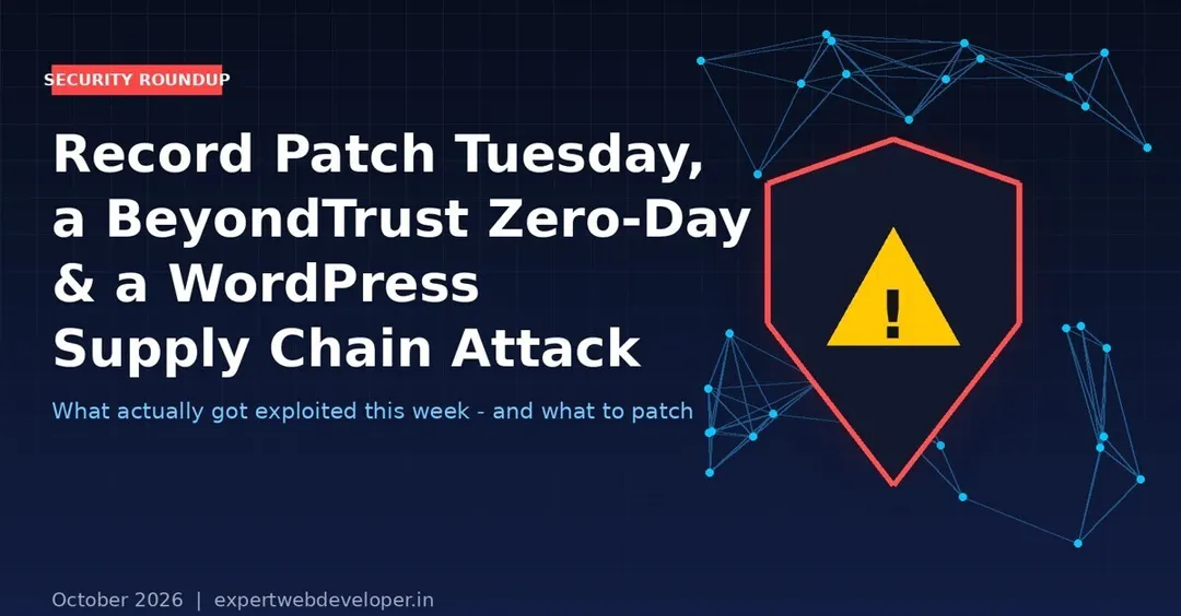 Record Patch Tuesday, BeyondTrust zero-day and Rank Math PRO malware