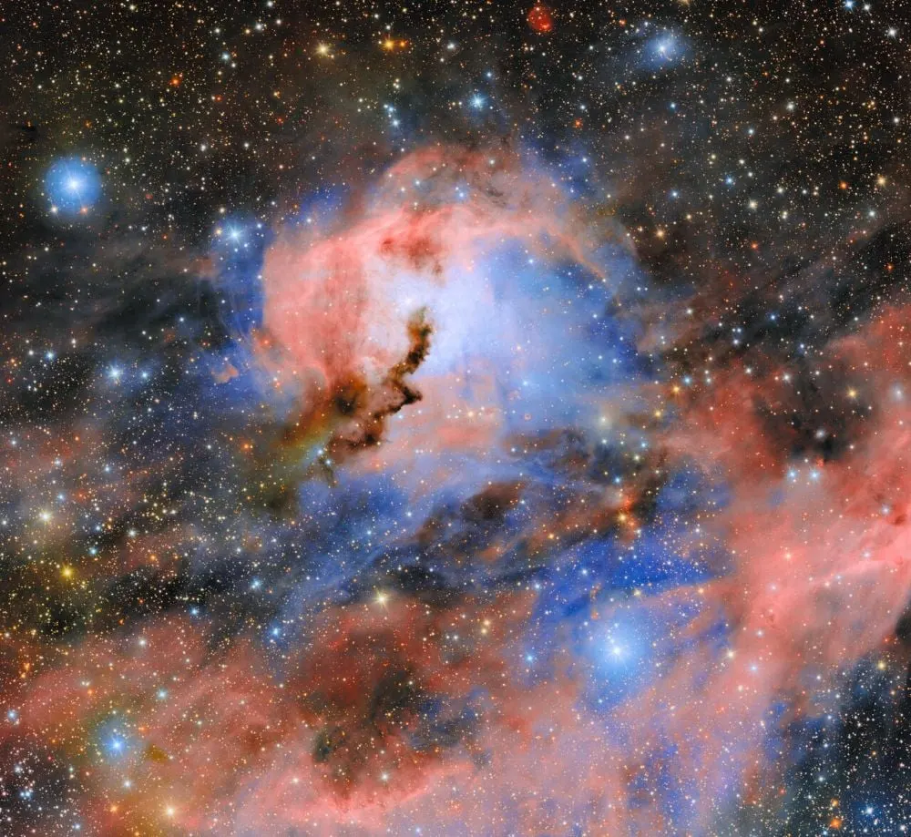 Vera Rubin Observatory Releases Seagull Nebula Image From ComCam Test Camera