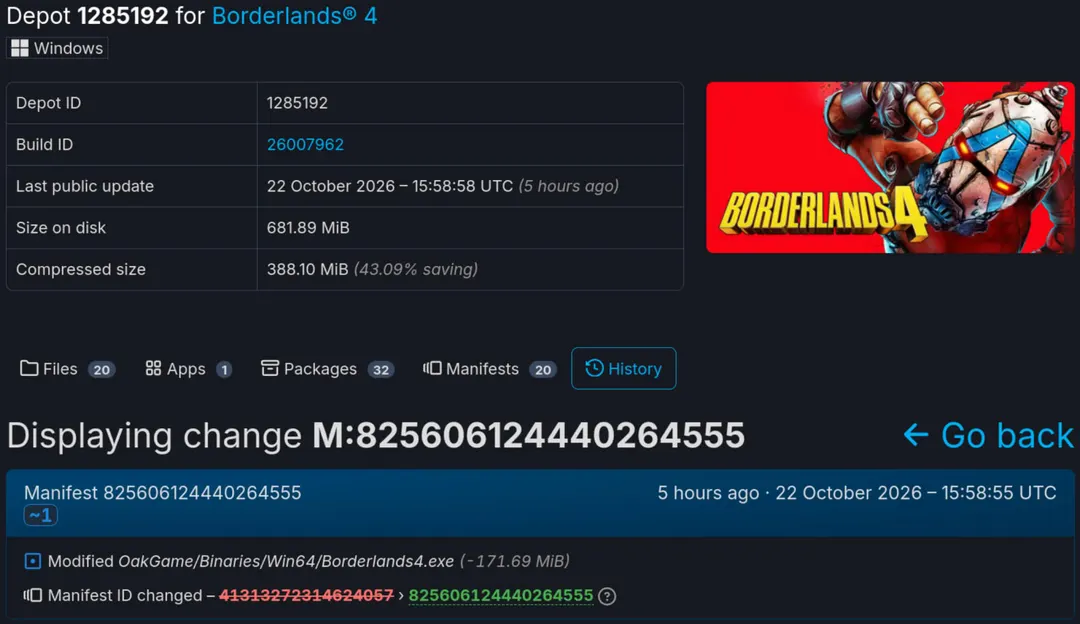 Borderlands 4 quietly drops Denuvo DRM, players report FPS gains