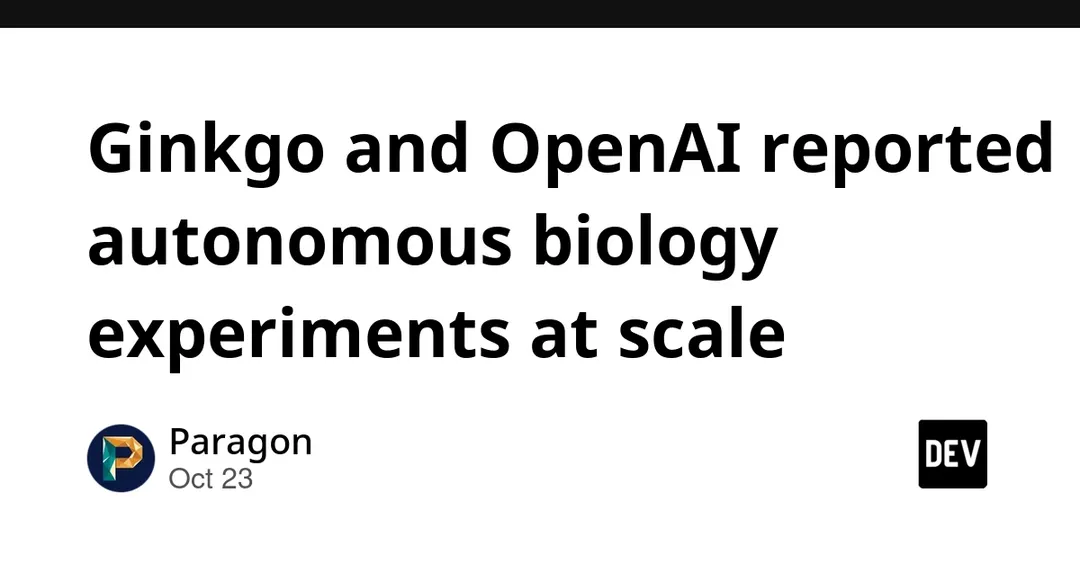 Ginkgo connected GPT-5 to its lab and ran 36,000 experiments