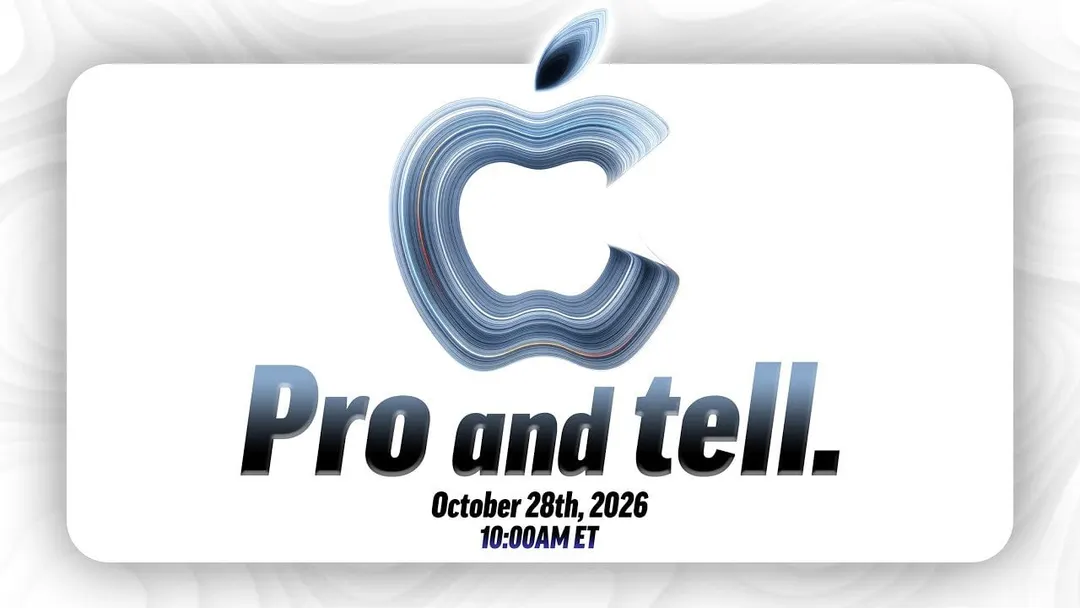 Apple sets October 28 event: MacBook Pro, iPad mini 8 and iMac expected