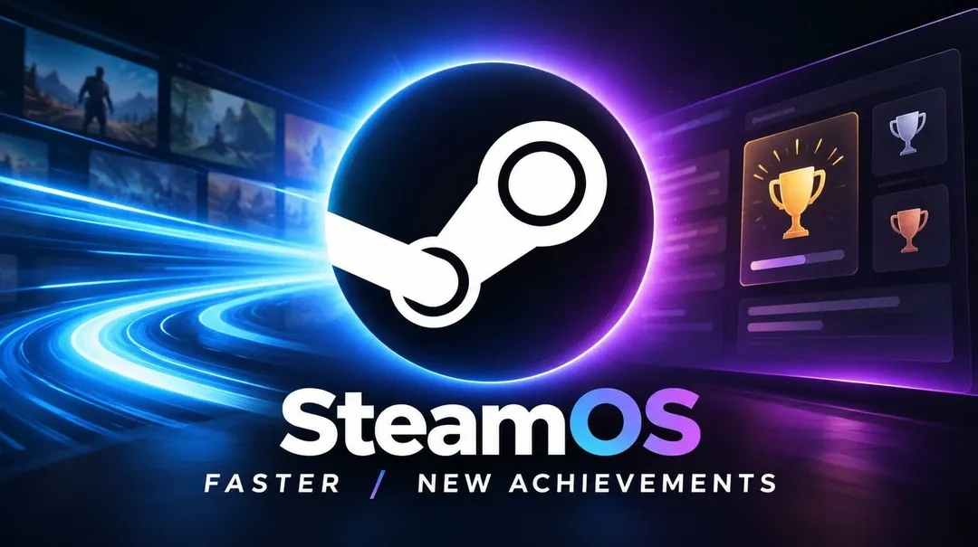 SteamOS beta speeds up game launches and redesigns achievements