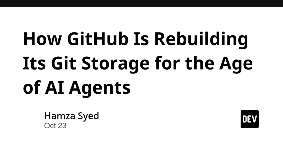 GitHub rebuilds Git storage for the age of AI agents