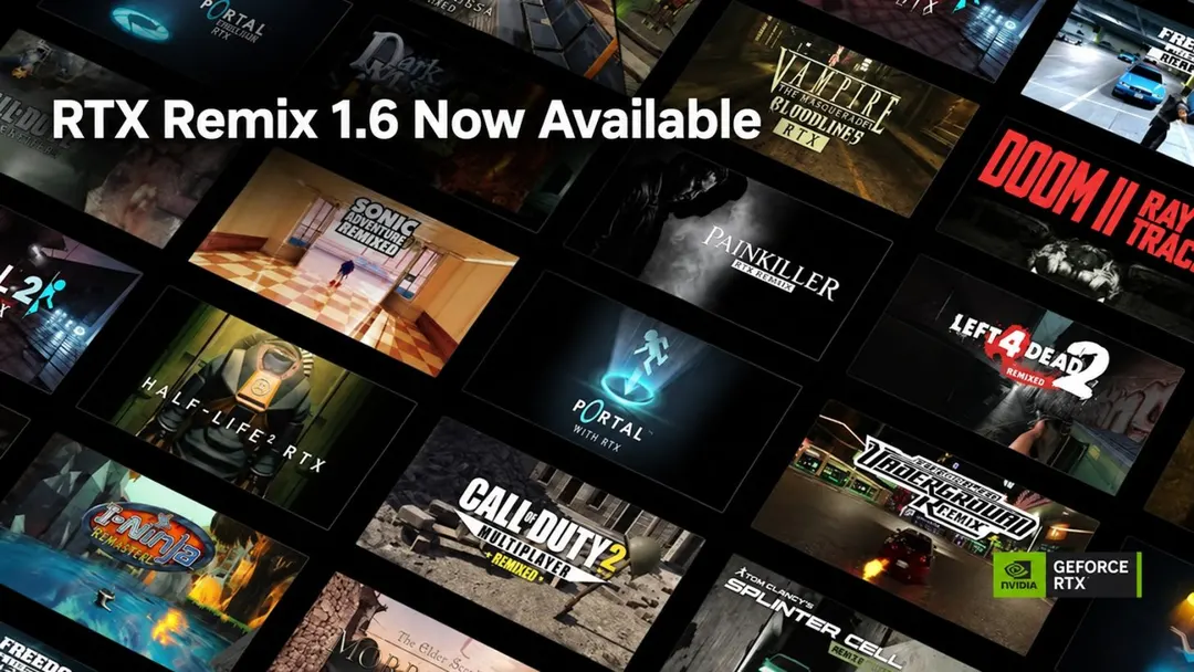 NVIDIA RTX Remix 1.6 adds DLSS 5, 6X Multi Frame Generation and Minecraft Java support