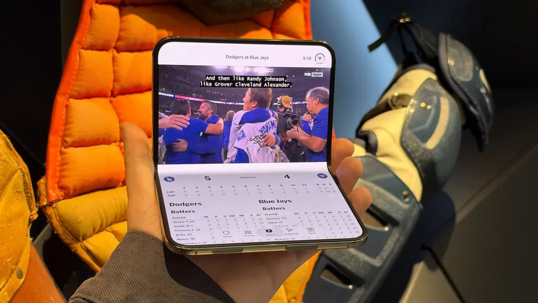 MLB redesigns app for foldable iPhone Duo ahead of World Series