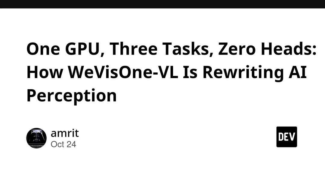 Tencent's WeVisOne-VL does detection, segmentation and OCR in one pass