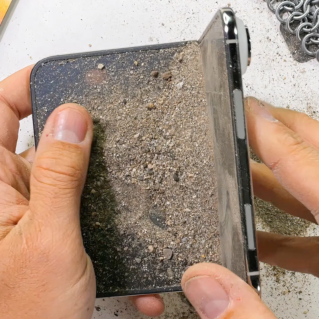 JerryRigEverything durability test finds hinge and inner display flaws in iPhone Duo