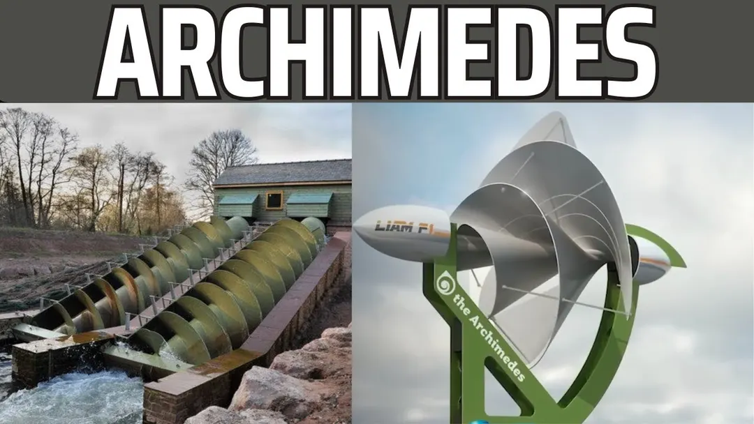 Archimedes' screw-inspired molecular motor spins on current and boosts it 100-fold