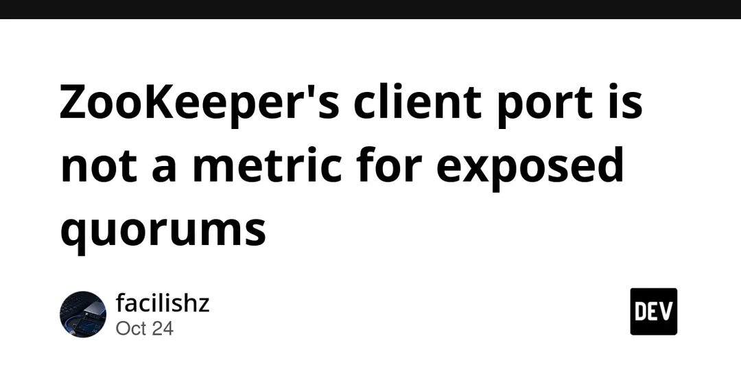 ZooKeeper client port scans don't measure exposed quorums