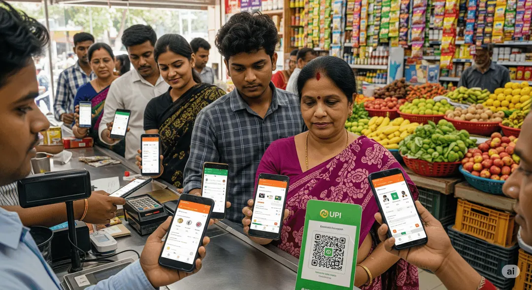 PhonePe and Google Pay's combined UPI share fell to 77.8% in September 2026