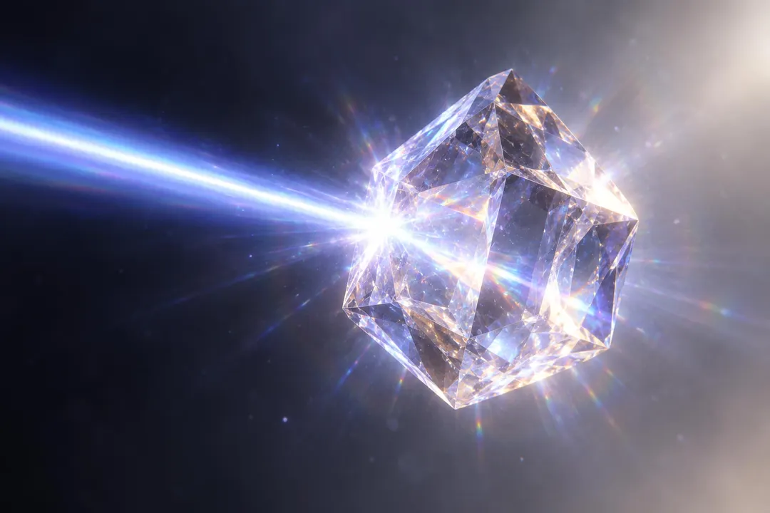 Laser Aligns Polar Nanoregions in a Crystal for a Picosecond
