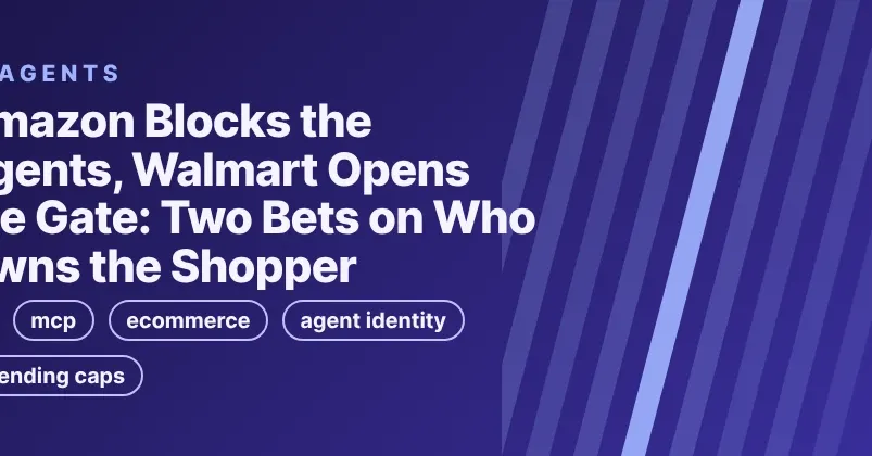 Amazon blocks AI agents, Walmart opens a MCP gateway for them
