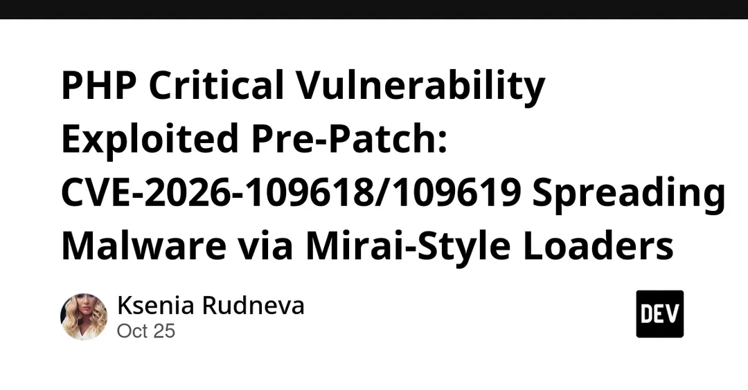 PHP2Shell exploited 5.5 hours before patch via Mirai-style loaders