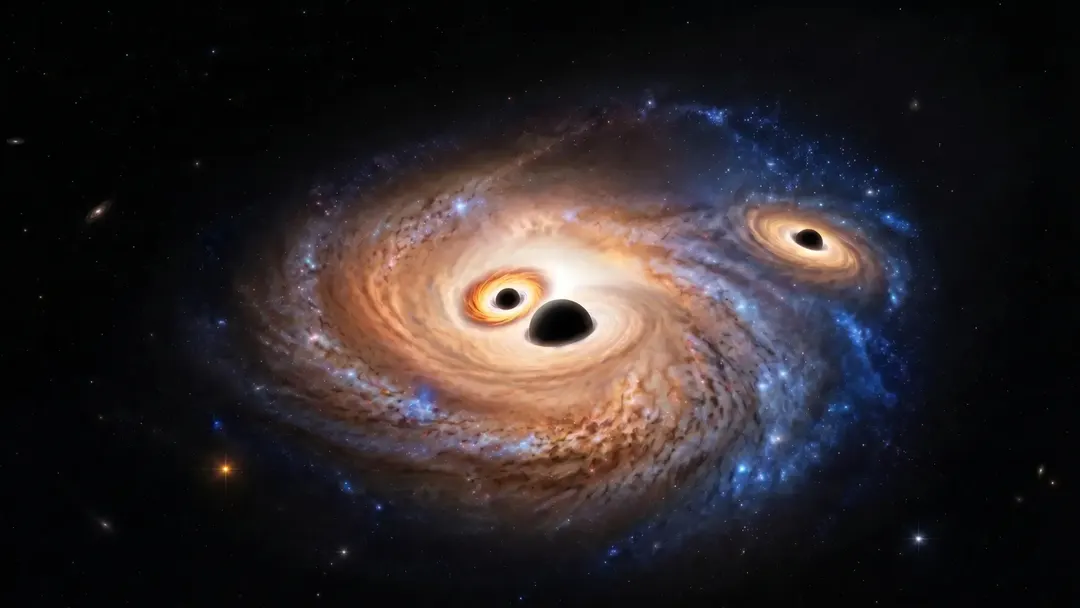 Three active supermassive black holes found in galaxy J0148-4214