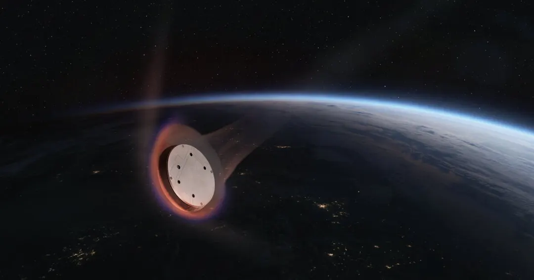USAF and SpaceX drop survival kit from orbit