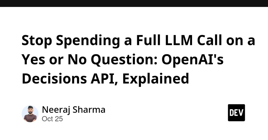 OpenAI launches Decisions API for bounded agent answers