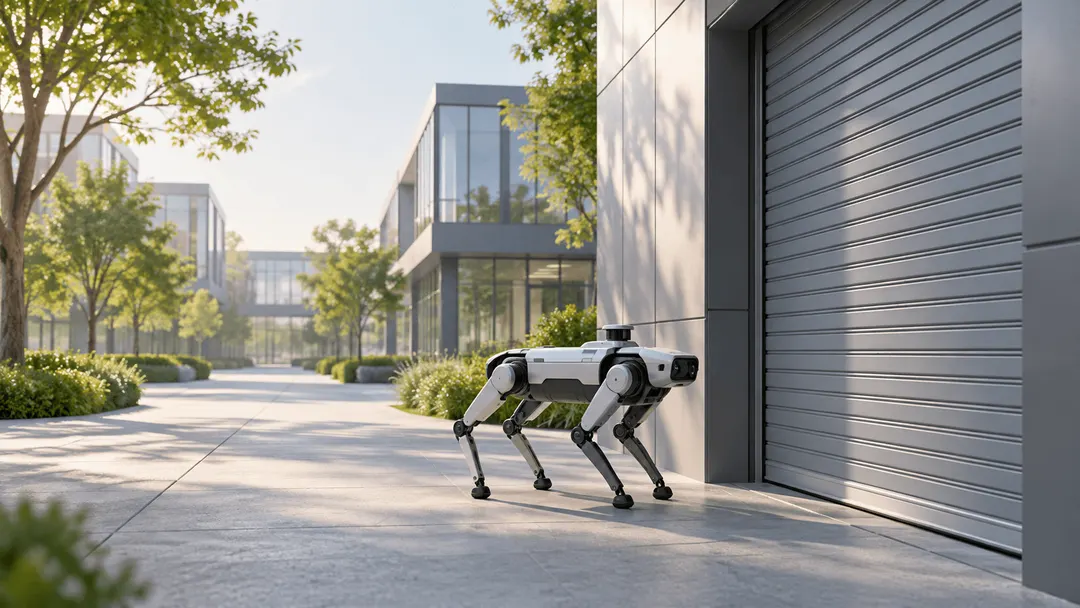 Amap's robot dog Tutu starts patrols at Alibaba's Xixi campus