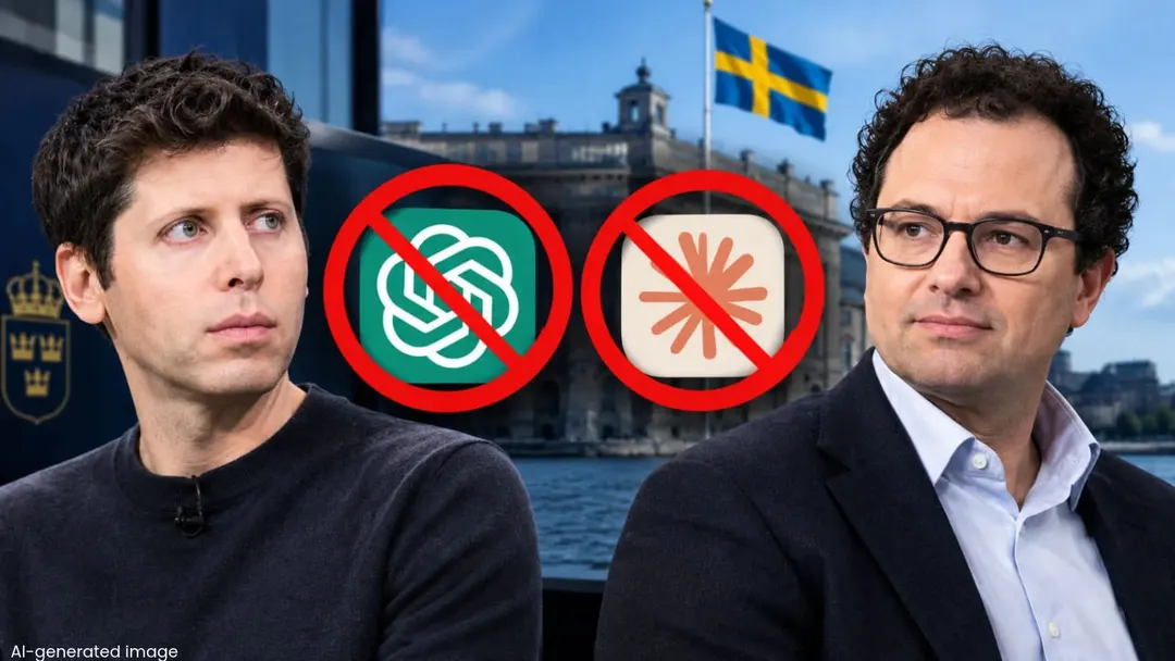 Sweden bans ChatGPT and Claude on government work computers