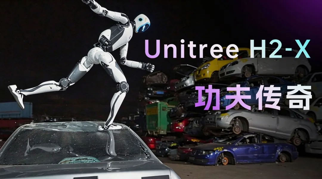 Unitree's new H2-X robot loses a leg during public demo