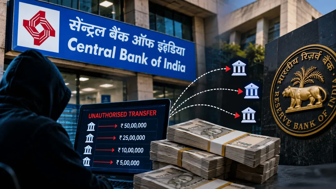 Central Bank of India reports RTGS glitch and Rs 13.97 crore theft via 187 transactions