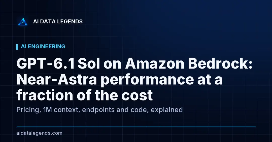 OpenAI launches GPT-6.1 Sol: near-Astra performance at a fifth of the price