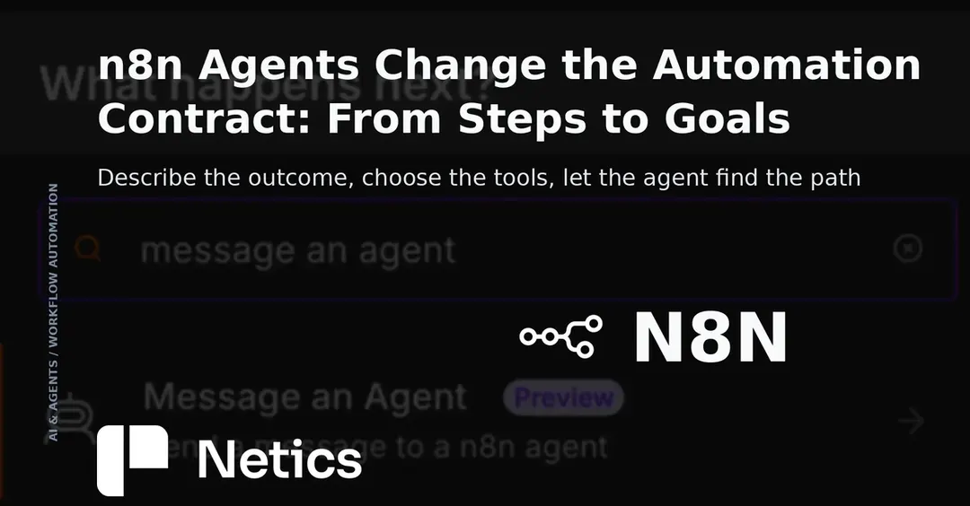 n8n launches Agents: automation by goals instead of steps