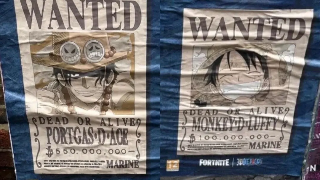 Fortnite One Piece leak shows Ace and Luffy skins for next season