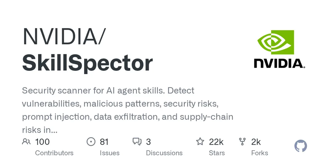 NVIDIA SkillSpector scans MCP skills for prompt injection before runtime