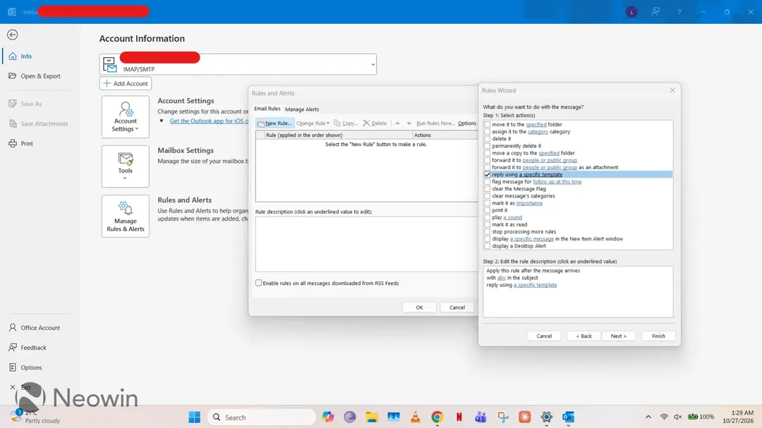 New Outlook to get auto-replies with rules and templates by year-end