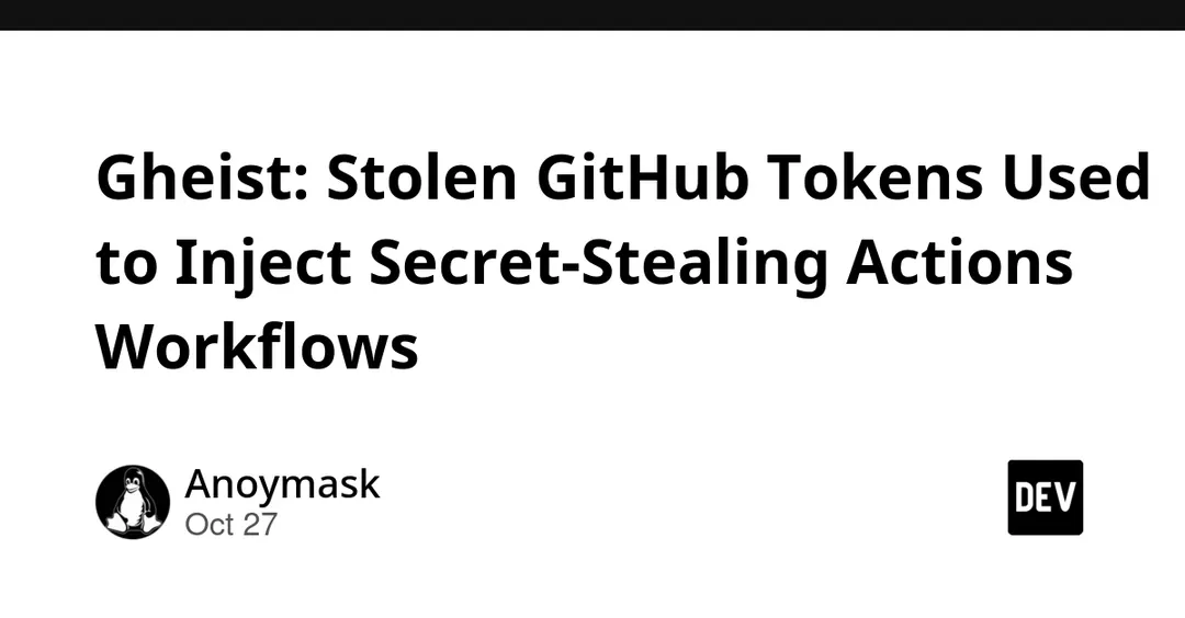 Wiz uncovers Gheist campaign abusing 850 stolen GitHub accounts