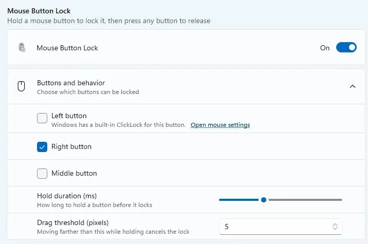 PowerToys 0.102 adds CursorHide and Mouse Button Lock to Windows 11