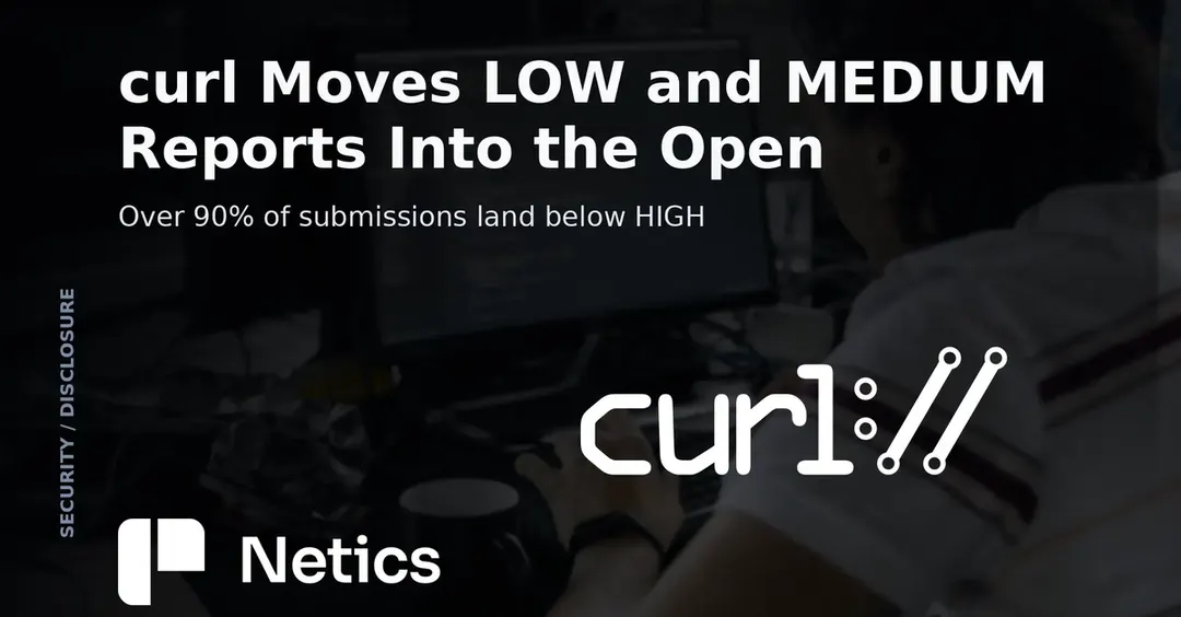 curl moves LOW and MEDIUM vulnerability reports to public GitHub