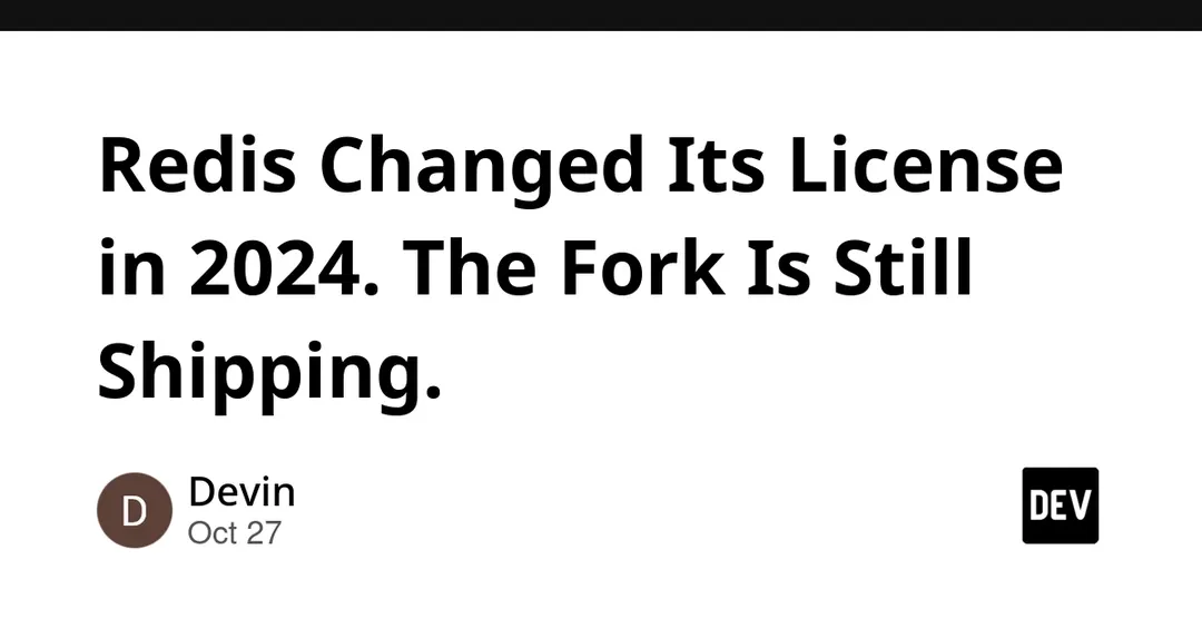 Valkey fork still shipping two years after Redis license change