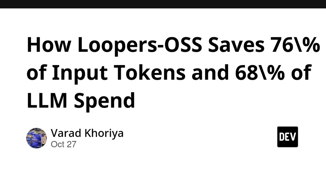 Loopers-OSS open-source AI firewall cuts LLM spend by 68%