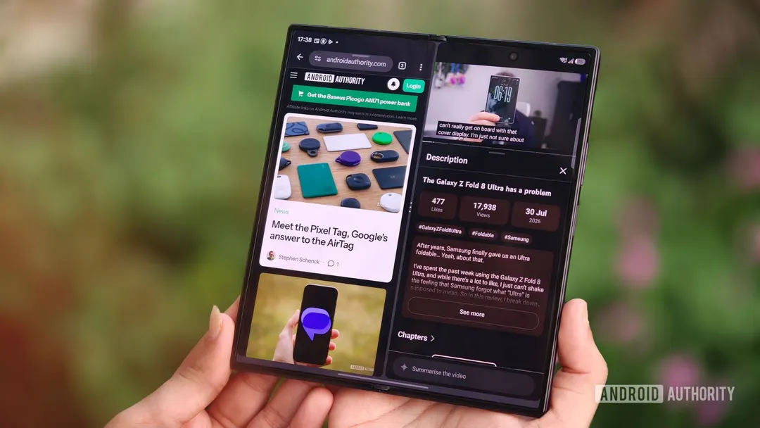 Leak shows Samsung W27 foldable from nearly every angle