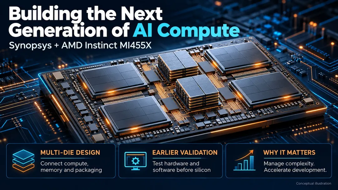 Synopsys details its role in AMD Instinct MI455X GPU development