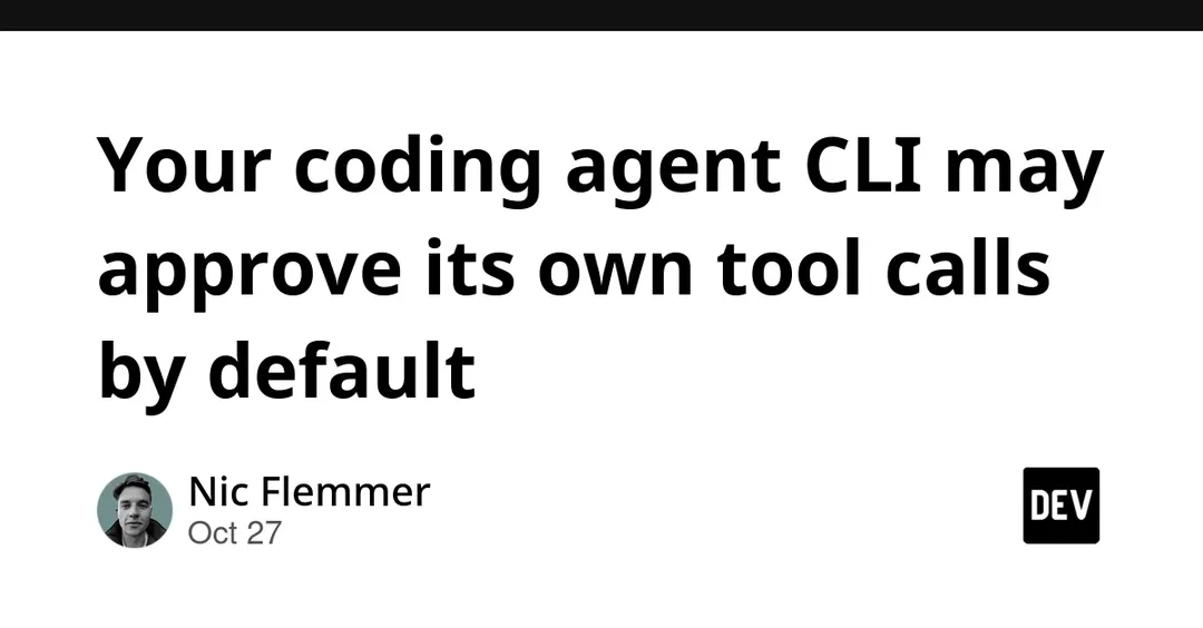 Goose coding agent CLI approves its own tool calls by default