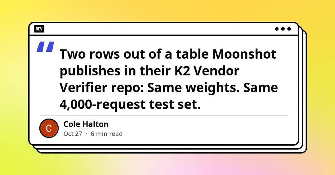 Moonshot: Kimi K2 tool-call accuracy varies up to 16 points across providers