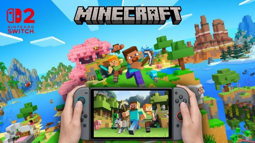 Minecraft launches on Nintendo Switch 2 with Vibrant Visuals