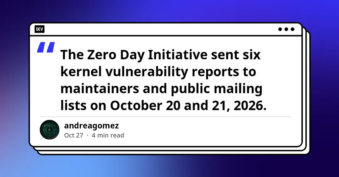 ZDI discloses six Linux kernel flaws with no CVEs, one already has a public root exploit