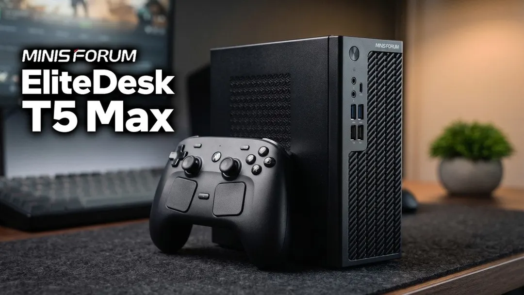 Minisforum T5 Max packs Ryzen AI Max Plus 388 into 6.2L chassis