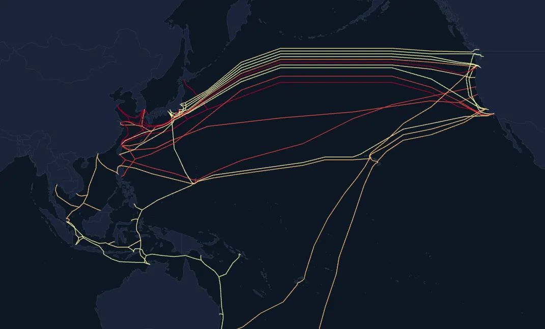 Google and Meta Pacific subsea cables ranked most at risk from sabotage