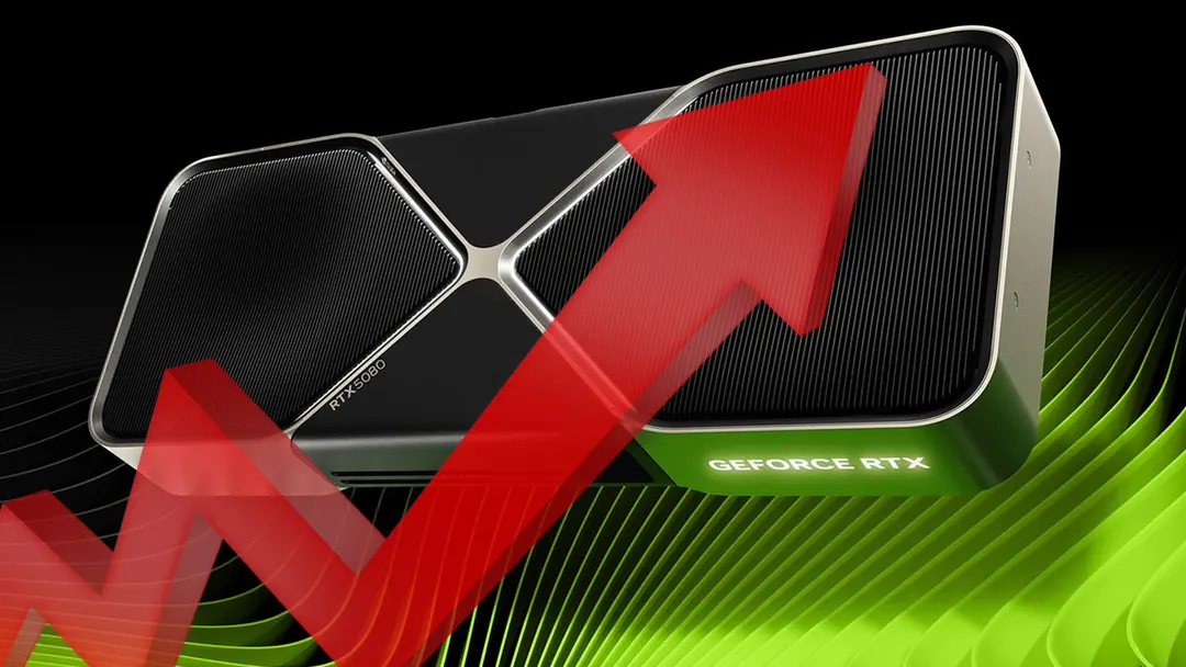 GeForce RTX 5080 prices in the UK jump 50% year-over-year