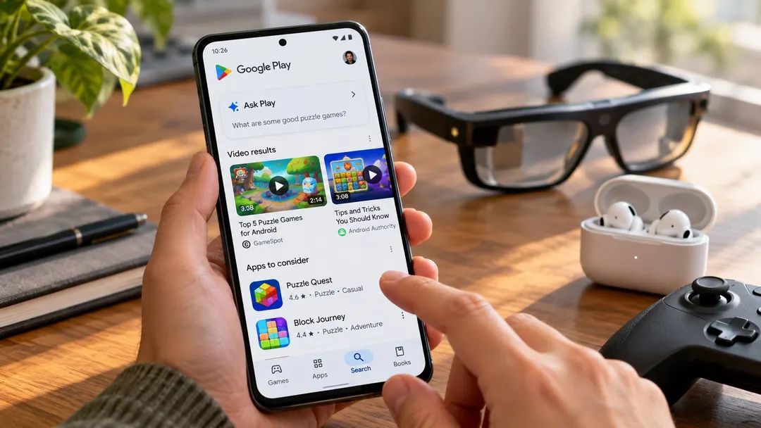 Google Play October 2026 update adds Ask Play video answers and Play Shorts sharing