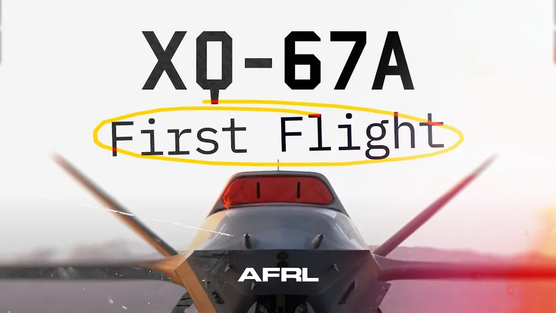 XQ-67A drone tests sensors and BLOS links for US Air Force