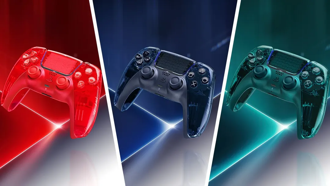 Sony unveils translucent Prism PS5 controllers and console covers