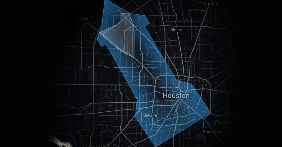 Tesla's rocket-shaped Robotaxi map in Houston is partly 'fake'